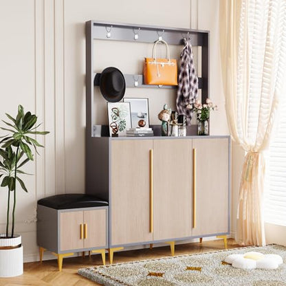 Boobest 48"x196" Extra Wide Wood Wallpaper Peel and Stick Wood Winyl Wrap - color: Brown, size: 48" x 196.8"