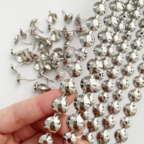 10Meters Upholstery Tacks Strips/Nailhead Trims(E:11mm Nickel) - color: Nickel, size: 11mm