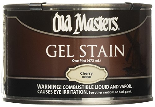 Old Masters 80308 Oil Based Gel Stain, 1 Pint, Cherry, 16 Fl Oz - color: Cherry, size: 1 Pint
