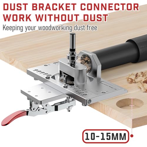 35mm Concealed Cabinet Hinge Jig Quick Clamp Dust Port Drill Guide Tool