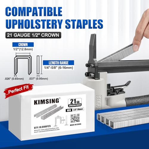 WOODPECKER HN8016 Pneumatic Upholstery Stapler for Woodworking