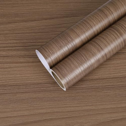 CHIHUT Wood Grain Contact Paper for Countertops Peel and Stick Wallpaper - size: 12" x 100"