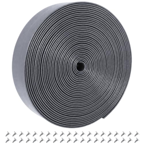 Vinyl Straps for Patio Chair Repair Kit 2'' Wide 40 Ft Long Replacement Straps + 40 Free Rivets for Outdoor Lawn Furniture Chaise Lounge Repair (Grey) - color: Grey, size: 40 Ft strap + 40 rivets