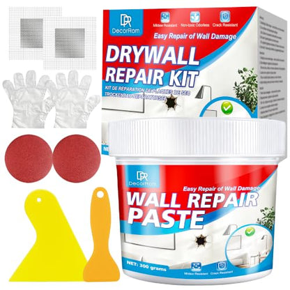 Drywall Repair Kit, 10.6oz Drywall Hole Patch Repair Kit Wall Patch Repair