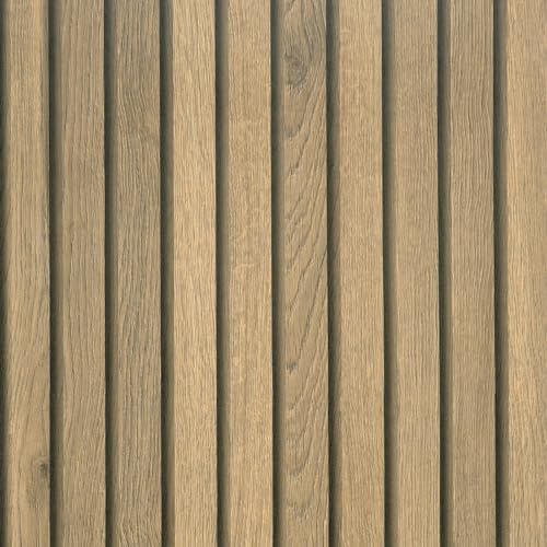 VEELIKE Slat Wood Contact Paper Wood Peel and Stick Wallpaper for Walls Cabinets Countertops Waterproof Self Adhesive Brown Wood Wallpaper 15.7''x118'' Removable Slat Wall Paper for Home Wall Décor - color: Brown, size: 15.7" x 118"