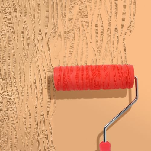 Hanroy 8" Pattern Paint Roller for Wall Texture Art - color: 2008T