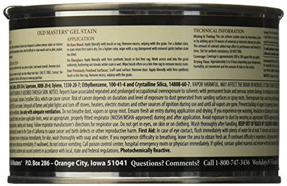 Old Masters 80608 Gel Stain Pint, Early American