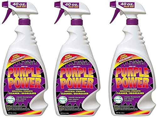 PURPLE POWER 4319PS Industrial Strength Cleaner and Degreaser - 40 oz. - 3 Pack - size: 40 Fl Oz (Pack of 3)