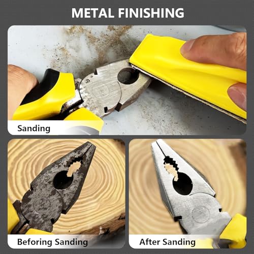 71Pcs Micro Detail Sanding Kit with Compact Hand Sander Block - style: 71Pcs Red