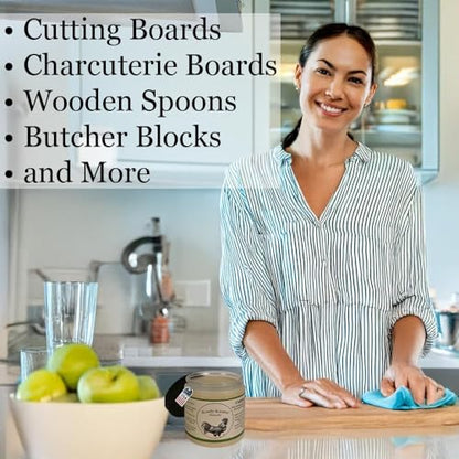 Cutting Board Gel, Cutting Board Oil and Beeswax in One, 8 fl.oz - size: 8 fl.oz