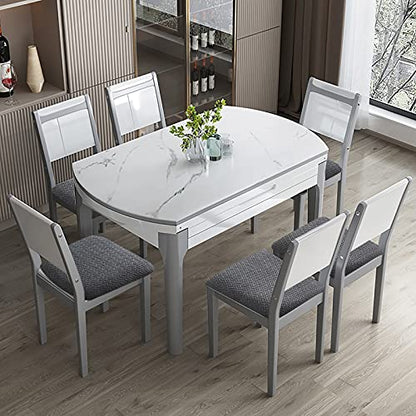 Genina Waterproof Seat Covers for Dining Room Chair Cover Set of 6 - color: Dark Gray, size: 15-19in Waterproof