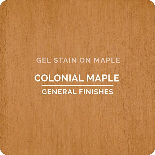 General Finishes Oil Base Gel Stain, 1 Gallon, Colonial Maple - color: Colonial Maple, size: 1 Gallon