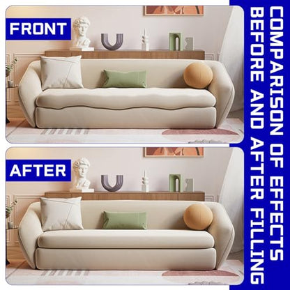Upholstery Batting Dacron Polyester Cushion Wrap, 1/2 Inch Thick Batting for Foam Padding, Cushions and DIY Upholstery Projects - size: 48" Wide x 3 Yards