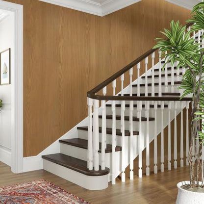 Extra Wide Brown Wood contact paper peel and stick wallpaper for bedroom - color: Brown, size: 15.7" x 118"