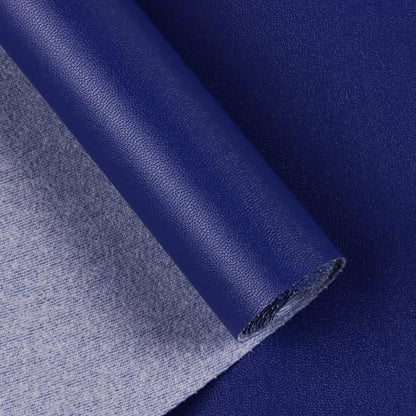 Vinyl Faux Leather Upholstery Fabric,Soft Smooth Surface,Marine Vinyl Faux Leather Sheets,Replacement Renovate for Upholstery Muscle Car,Furniture,Sofa. (Royal Blue-1Y, 1 Yard) - color: Royal Blue-1y