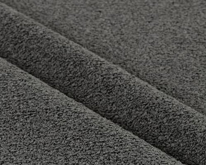 Durable Chenille Boucle Upholstery Fabric by the Yard for Chair Sofa Couch Bench Armchair bar stools (Dark Grey, 3 Yards (55" x 108")) - color: Dark Grey, size: 3 Yards (55" x 108")