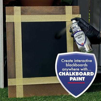 Bartoline Chalkboard Spray Paint, Black, 13.5 oz [3 Pack] - Matt Finish Writable & Wipeable Multi-Surface Coating for Wood, Metal & Plastic Fast-Drying for Home, Office, Classroom & Retail - 400 ml - size: 13.5 Ounce (Pack of 3)