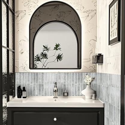 Alwayspon 10 Sheets 12x12inch Grey 3D Vinyl Backsplash Tiles, Self-Adhesive Peel and Stick Wall Tile Stickers Stick on Subway Tiles for Kitchen Bathroom Wall - color: Gray