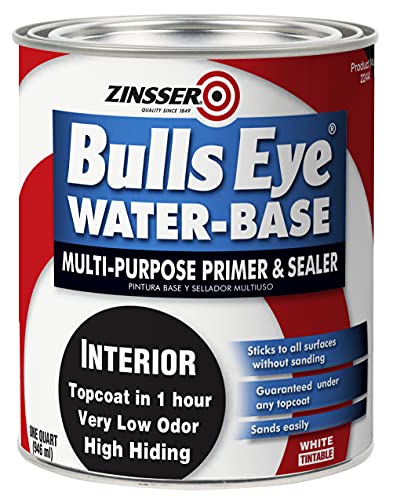 Zinsser Bulls Eye Water-Base Primer & Sealer, White - size: 32 Fl Oz (Pack of 1)
