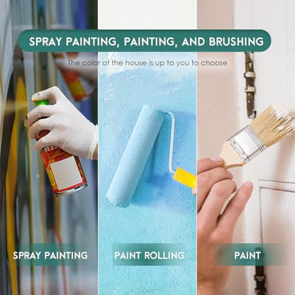 10FT Matte Foaming Peel and Stick Wall Molding Trim, DIY Arch Paneling Self-Adhesive Flexible Paintable Chair Rail Molding with Cutting Stickers & Reinforcing Agent.(Width 0.9IN) - color: width 0.9IN