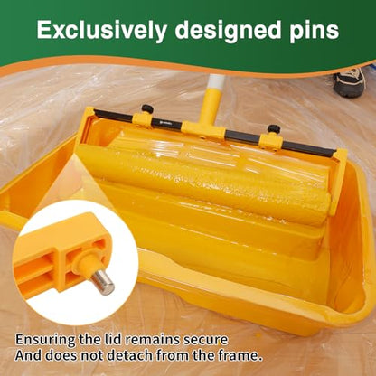 VOOMEY 18 Inch Paint Roller Frame, Adjustable 12-18" for Large Painting - size: 18"Paint Roller Frame