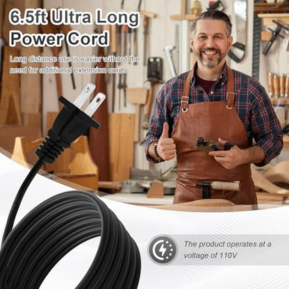 Edge Banding Iron, Adjustable 95-482℉ (35-250℃), with Trimmer&6.56 Ft Power Cord and Metal Support, Precision Temperature Control, Suitable for Edge Banding, Covering Airplane Models, Sealing Iron