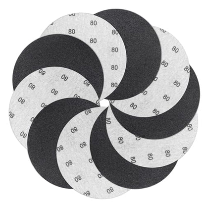 VIBRATITE 80 Grit 5 Inch Hook & Loop Sanding Discs, 70PCS - size: 5 Inch (80 Grit)