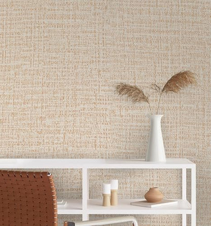 Guvana Grasscloth Peel and Stick Wallpaper Beige Textured Contact Paper Modern Removable Self Adhesive Wall Paper Thicken Fabric Faux Linen Wallpaper for Bathroom Living Room Cabinets 78.7inx15.7in - color: Beige, size: 15.7" x 78.7"