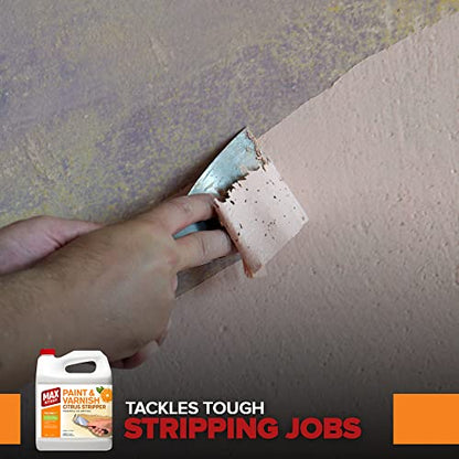 Max Strip Citrus Paint Stripper Gel, Safe Wood & Metal Stripper, 1 Qt - size: 32 Fl Oz (Pack Of 1)
