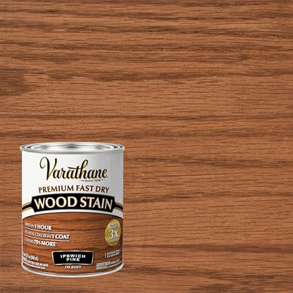 Varathane Premium Fast Dry Ipswich Pine Wood Stain - color: Ipswich Pine, size: 1 Quart (Pack of 1)