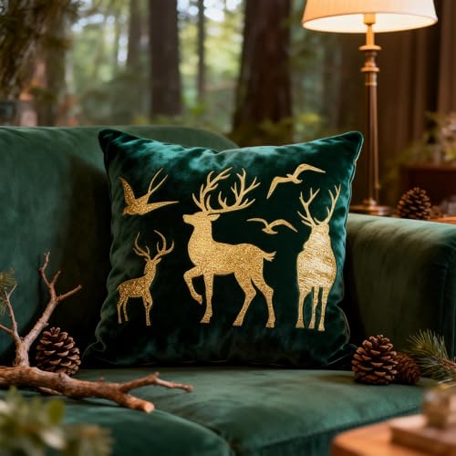 TIAMECH A4 Reusable Elk Reindeer Stencil for Painting - style: Elk Reindeer