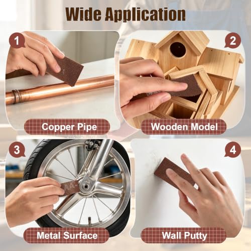 180 Grit Emery Cloth Roll for Copper Pipe Sanding 1-1/2 Inch - color: 180Grit 11 Yard