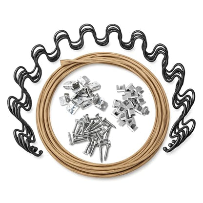 27" 8-Pack Couch Spring Repair Kit for Sagging Sofa Cushions, Includes Springs, Stay Wire, Clips and Screws