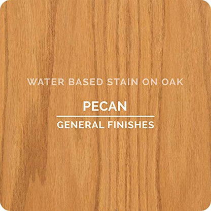 General Finishes Water Based Wood Stain, 1 Quart, Pecan - color: Pecan, size: 1 Quart