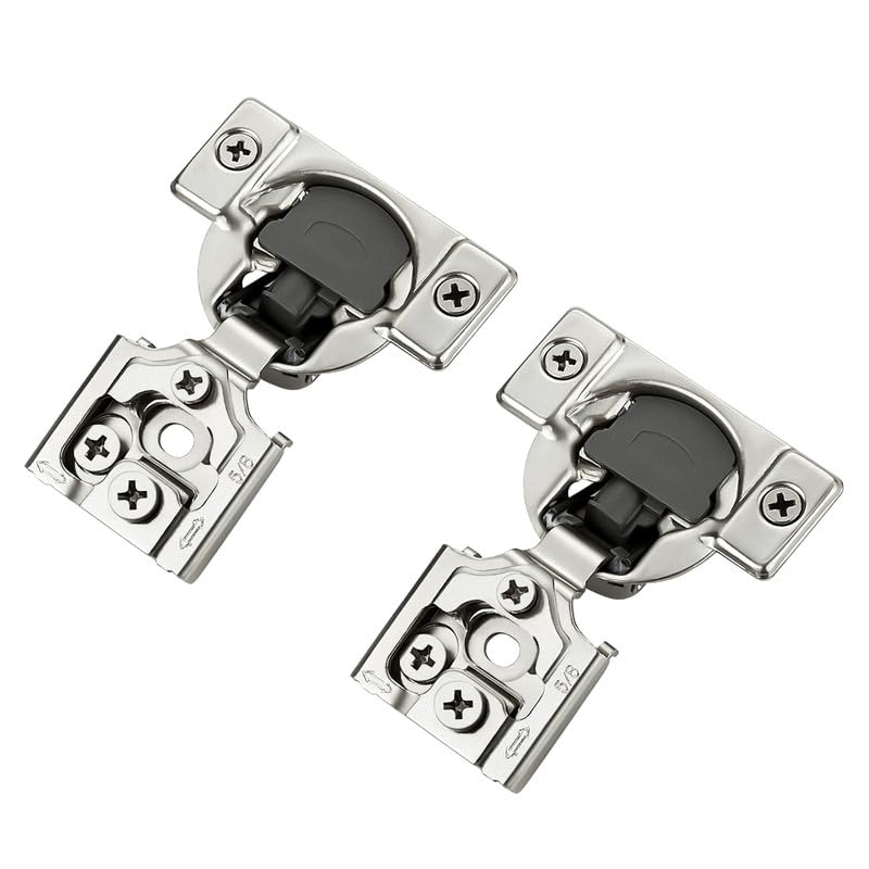 Soft Close Hinges for Kitchen Cabinet Hinges, 5/8 Inch Overlay, 10 Pack - size: 5/8 inch Overlay