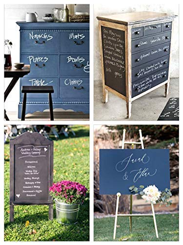 Chalkboard Blackboard Paint - Matte Finish [Purple] - (8.5oz Cover 32 sf) - color: Purple, style: 8.5oz Metal Can