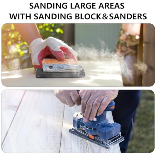 51-Sheet Sandpaper Assortment, Wet Dry Sand Paper 9 x 3.6 Inch - size: 9 x 3-2/3 Inch, style: Mix Grit-51sheets