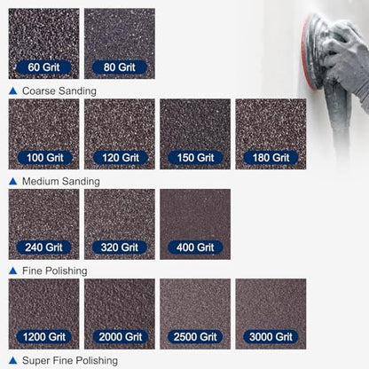 18Pcs 120Grit Sanding Sponges, 4x2.8In Hook & Loop Black - size: 120 Grit