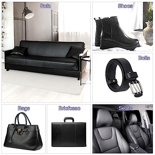 PATIKIL PU Faux Leather Fabric Nappa Grain 2 Yards Length 72"x54"x0.04" Soft Synthetic Leather Material Sheets 1.2mm Thick for Bags DIY Crafts, Black - color: Black, size: 54"x72"x0.04"