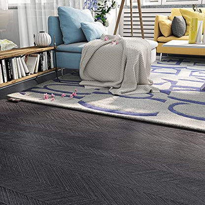 Livelynine 15.8x197 Ebony Wood Countertop Contact Paper Peel and Stick Waterproof Black Contact Paper for Cabinets Vinyl Wrap Kitchen Cabinet Wallpaper Self Adhesive Countertop Cover Desk Stickers - color: Charcoal Wood, size: 15.8" x 197"