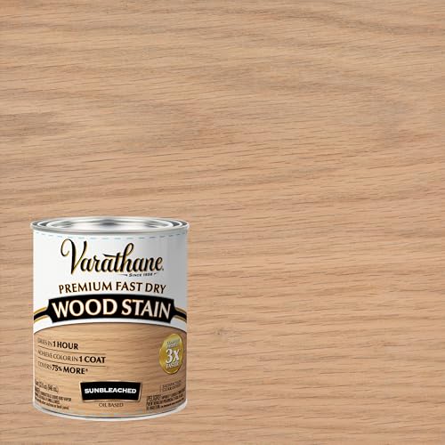 Varathane Premium Fast Dry Sunbleached Wood Stain - color: Sunbleached, size: 1 Quart (Pack of 1)