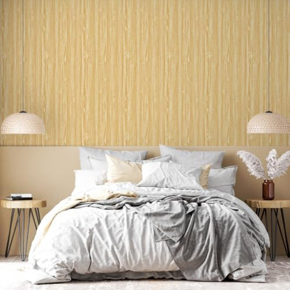 Wood Grain Contact Paper 15.7" x 78" Peel and Stick Wallpaper Light - color: Light, size: 15.7" x 78"