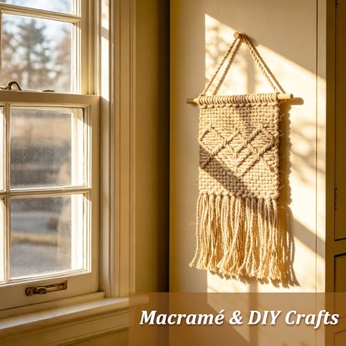5mm Jute Twine 100ft, Heavy Duty Thick Jute Rope for Cat Tree Repair, Gardening, Climbing Plants, Sturdy Burlap Cord for Macrame Hanging Baskets & Baby Shower (Brown) - size: 5mm