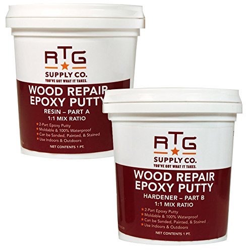 RTG Wood Repair Epoxy Putty (2-Pint Kit) - size: 2-Pint Kit