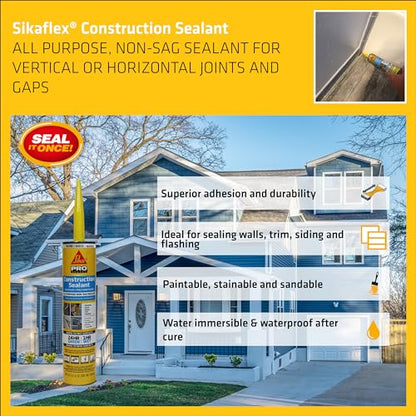 SIKA Sikacryl Ready-Mix Concrete Repair Patch, Gray, Textured, 1 qt, 1-Pack - color: White