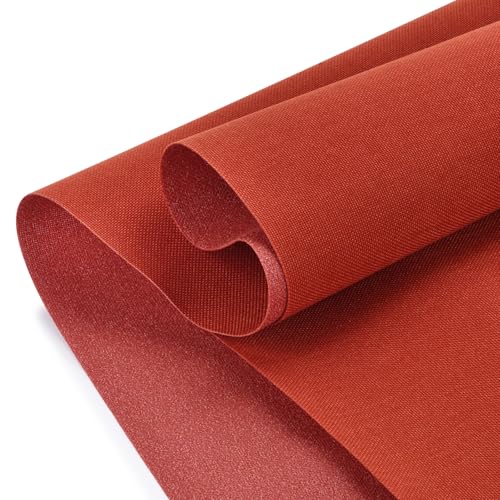 Waterproof Canvas Fabric by The Yard 600D Upholstery Outdoor Fabric 58" W - color: Rust