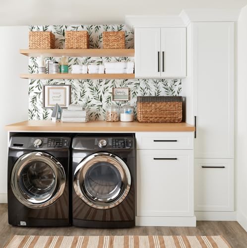 Livebor Leaf Wallpaper Peel and Stick Green Contact Paper17.7” x 393.7” - color: B-Green, size: 17.7" x 393.7"