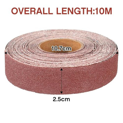 Emery Cloth Roll 600 Grit, 1 Inch x 33 Feet Heavy Duty Sandpaper - size: 10 meters, style: 600 Grit