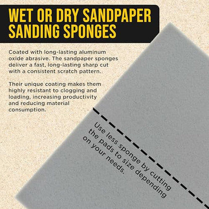 Dura-Gold Double-Sided Sanding Sponge Grit Variety Pack, Box of 20, Grits - style: Variety Pack