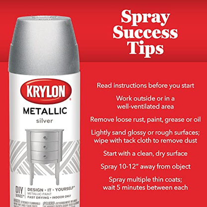 KRYLON DIVERSIFIED BRANDS K01706 Krylon Spray Paint, Gold 12 Ounce (Pack of 1) - color: Gold Metallic